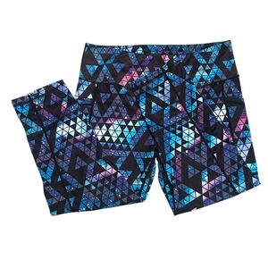 CVG Blue and Purple Capri Leggings